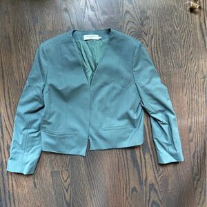 MM Lafleur Green Blazer Elegant Suit Jacket